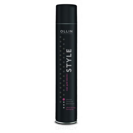OLLIN Professional Лак для волос ультрасильной фиксации Hairlac Ultra Strong, 50 мл