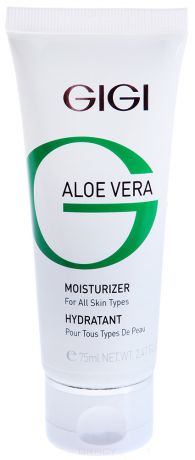 GiGi Крем увлажняющий Aloe Vera Moisturizer Collagen Elastin, 75 мл