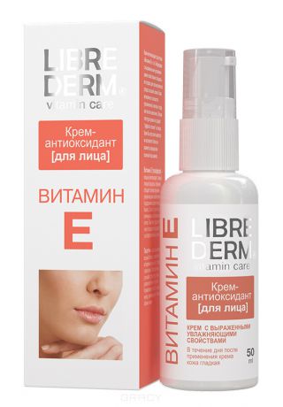 Librederm Крем-антиоксидант для лица Витамин Е, 50 мл