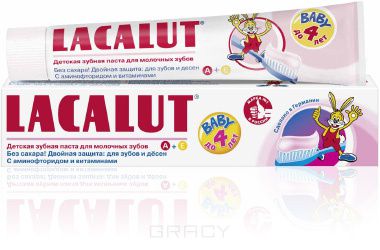 Lacalut Зубная паста Baby (от 0 до 4 лет), 50 мл