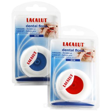 Lacalut Зубная нить Interdental Dental floss, 50 м