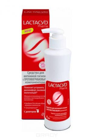 Lactacyd Экстра средство для интимной гигиены с противогрибковыми компонентами, 250 мл