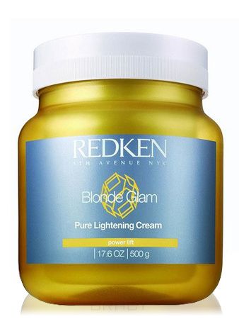 Redken Осветляющая паста с аммиаком Blonde Glam Pure Lightening Cream Power Lift, 500 г
