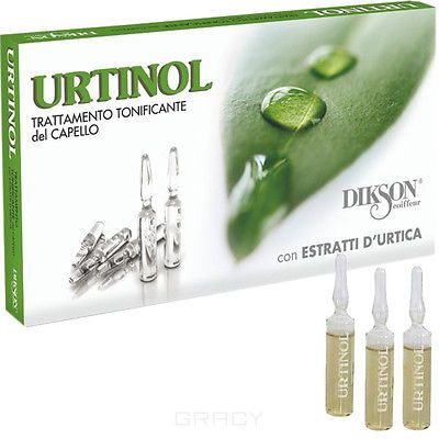 Dikson Ампульное средство против жирности кожи головы и себореи Urtinol, 10х10 мл