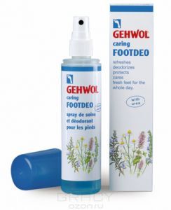 Gehwol Дезодорант для ног ухаживающий Gehwol Caring Footdeo, 150 мл
