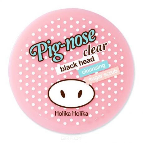 Holika Holika Скраб для лица сахарный Pignose clear black head cleansing sugar scrub, 30 мл
