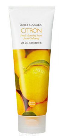 Holika Holika Пенка для лица с экстрактом цитруса Daily Garden Goheung Citron Fresh Cleansing Foam, 120 мл