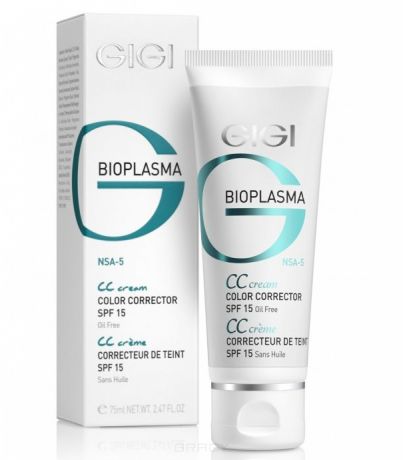 GiGi Крем для коррекции цвета кожи SPF15 Bioplasma CC Cream, 75 мл