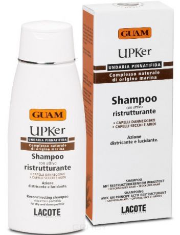 Guam Шампунь для восстановления сухих секущихся волос UPKer, 200 мл