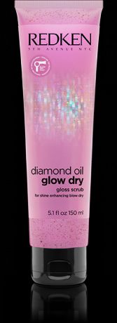 Redken Скраб для кожи головы Diamond Oil Glow Dry Gloss Scrub, 150 мл