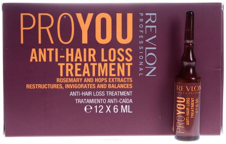 Revlon Средство против выпадения волос Pro You Anti-Hair Loss Treatment, 12 х 6 мл