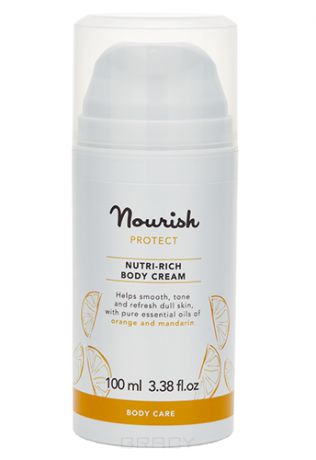 Nourish Питательный крем для тела, для сухой кожи Nourish Protect Body Cream, 100 мл