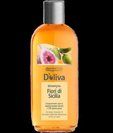 Doliva Шампунь Fiori di Sicilia для сохранения цвета окрашенных волос, 200 мл