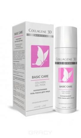 Collagene 3D Гель-маска Basic Care чистый коллаген, 30 мл