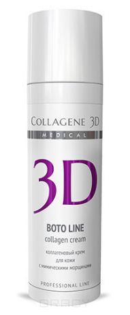 Collagene 3D Крем для лица Boto Line с Syn®-ake комплексом, коррекция мимических морщин, 150 мл