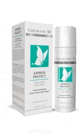 Collagene 3D Гель-маска Express Protect с софорой японской, 30 мл
