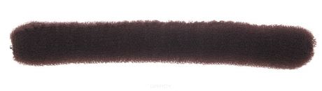 Dewal Валик для прически губка с кнопкой 25 см (3 цвета), 1 шт, коричневый