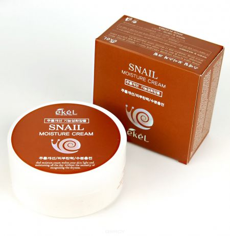 Ekel Увлажняющий крем с муцином улитки Snail Moisture Cream, 100 мл