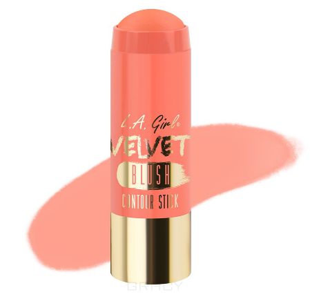 L.A. Girl Румяна-стик Velvet Contour Stick blush (7 оттенков), Plume, 1 шт