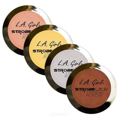 L.A. Girl Пудра для стробинга компактная Strobe Lite Strobing Powder (10 оттенков), тон 120 ватт, 1 шт