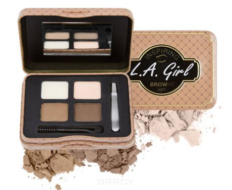 L.A. Girl Палетка теней для бровей Inspiring Brow Kit (2 вида), 1 шт, Light and Bright