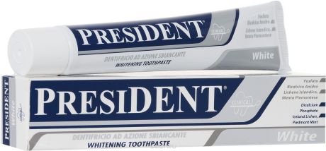 President Паста зубная White, 50 мл