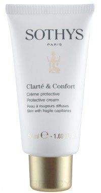 Sothys Крем защитный Clare&Confort для чувствительной кожи и кожи с куперозом, 150 мл