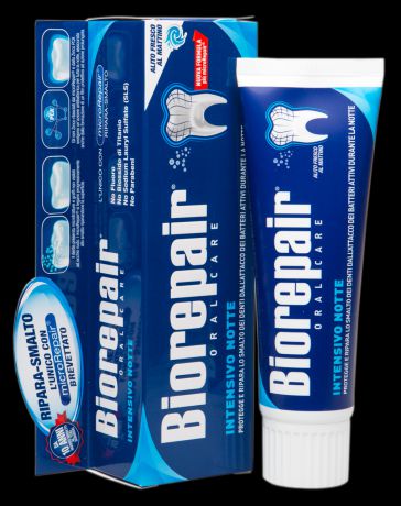 Biorepair Зубная паста для ночного восстановления Night Repair, 75 мл