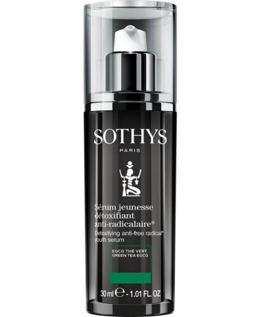 Sothys Anti-age омолаживающая сыворотка для детокса кожи (эффект детокс-процедуры) Detoxifying Anti-Free Radical Youth Serum, 10 мл
