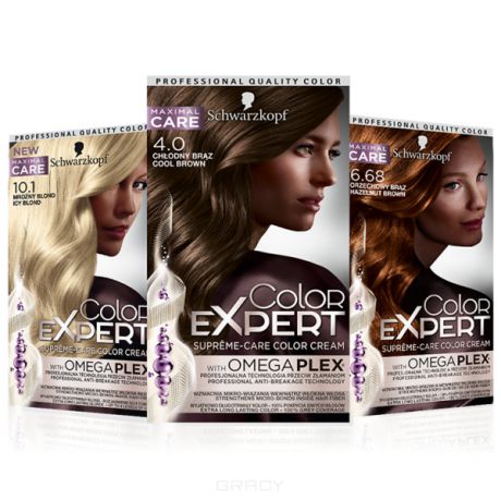 Schwarzkopf Professional Краска для волос Color Expert (20 оттенков), 4.54 Золотистый каштановый , 1 шт