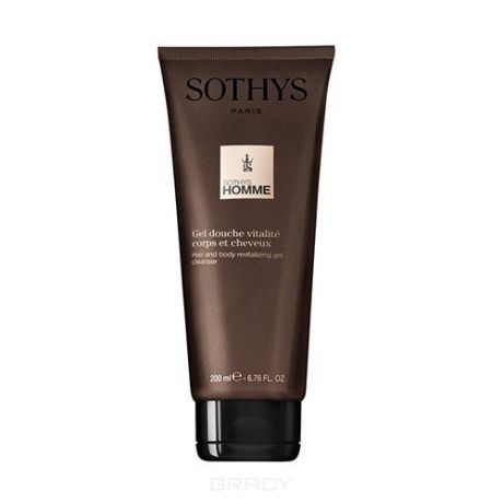 Sothys Ревитализирующий гель-шампунь для волос и тела, 30 мл