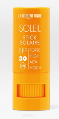 La Biosthetique Водостойкий стик для интенсивной защиты чувствительной кожи губ, глаз, носа, ушей SPF 30 Methode Soleil Stick Solaire SPF 30 Visage, 8 г