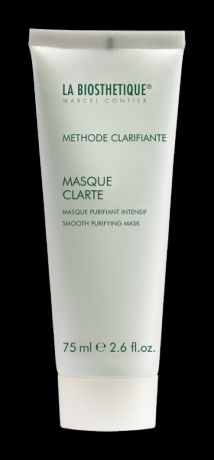 La Biosthetique Очищающая маска для жирной и воспаленной кожи на основе белой глины Methode Clarifante Masque Clarte, 75 мл