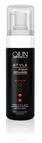 OLLIN Professional Аква мусс для укладки средней фиксации Aqua Mousse Medium, 150 мл