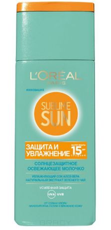 L'Oreal Молочко для лица и тела Свежесть и Защита Sublime Sun SPF15, 200 мл