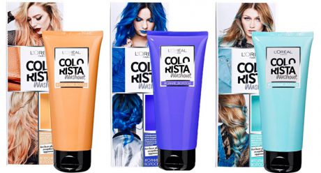 L'Oreal Красящий бальзам для волос Colorista Washout, 80 мл (9 оттенков), 7 синий , 80 мл