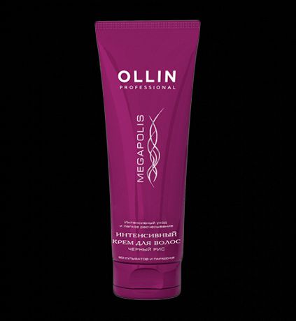 OLLIN Professional Интенсивный крем для волос на основе черного риса, 250 мл