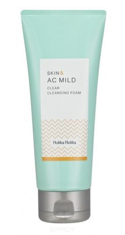 Holika Holika Пенка для лица "Очищающая" Skin and AC Mild Clear Cleansing Foam, 150 мл