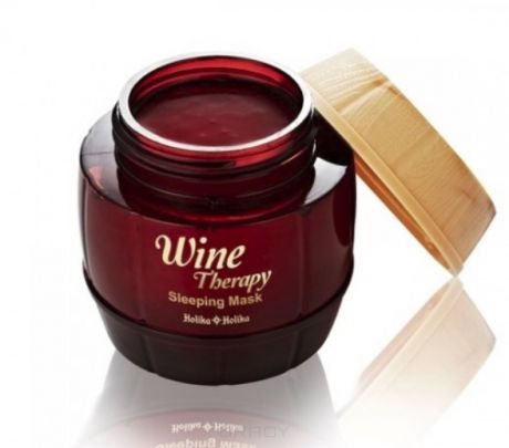 Holika Holika Маска для лица ночная "Красное вино" Wine Therapy Sleeping Mask Red Wine, 120 мл