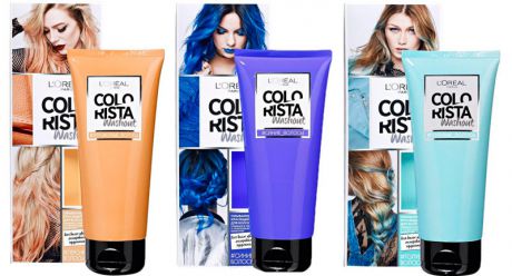 L'Oreal Красящий бальзам для волос Colorista Washout, 80 мл (9 оттенков), 10 бирюзовый , 80 мл