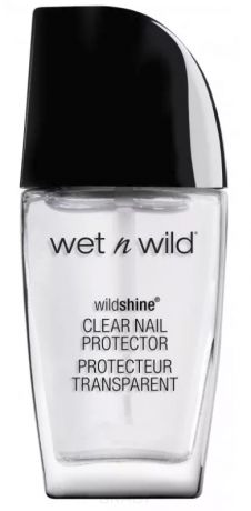 Wet n Wild Лак для ногтей Wild Shine, 12.7 мл (3 оттенка), E451d protective base coat, 12.7 мл