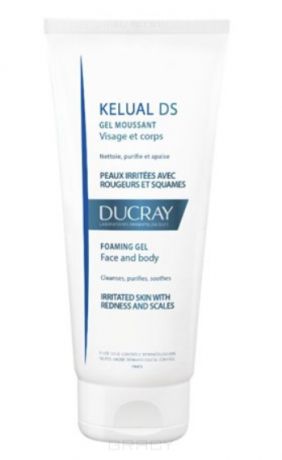 Ducray Смягчающий пенящийся гель для снижения раздражения кожи Ducray Kelual DS, 200 мл