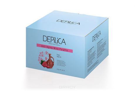 Depilica Парафин антивозрастной «Винный» Wine Paraffin, 0.334 кг