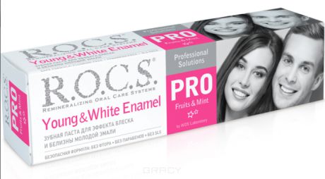 ROCS Pro Young & White Enamel, 135 гр