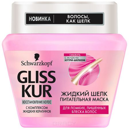 Schwarzkopf Professional Маска для волос Питательная Жидкий шелк, 300 мл