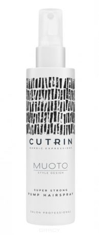 Cutrin Лак - спрей экстрасильной фиксации Super Strong Pump Hairspray Muoto, 300 мл