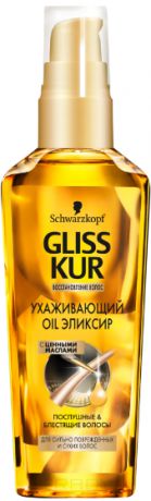 Schwarzkopf Professional Oil эликсир Экстремальное восстановление Ухаживающий для сухих и поврежденных волос, 75 мл