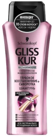 Schwarzkopf Professional Шампунь для волос Глубокое восстановление + Сыворотка для экстремально истощенных волос, 250 мл