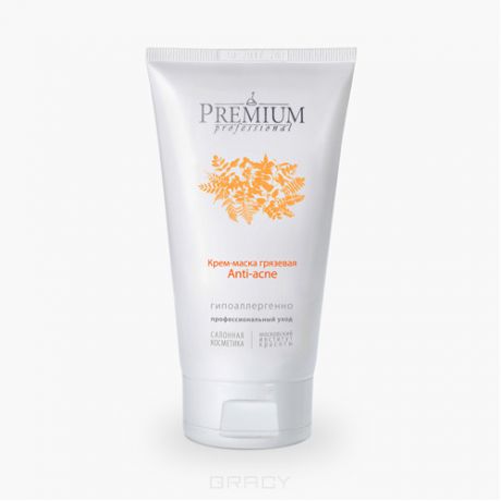 Premium Крем-маска грязевая Anti-acne, 150 мл