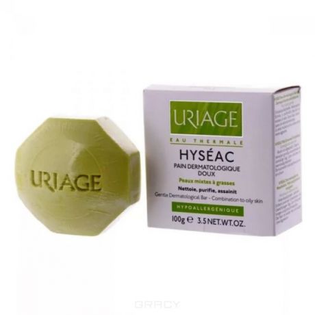 Uriage Дерматологическое мыло Hyseac, 100 гр